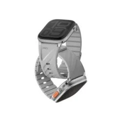 Uniq Fluo Magnetic Apple Watch Strap With Connector Bundle&nbsp;49-40Mm - Mist Grey